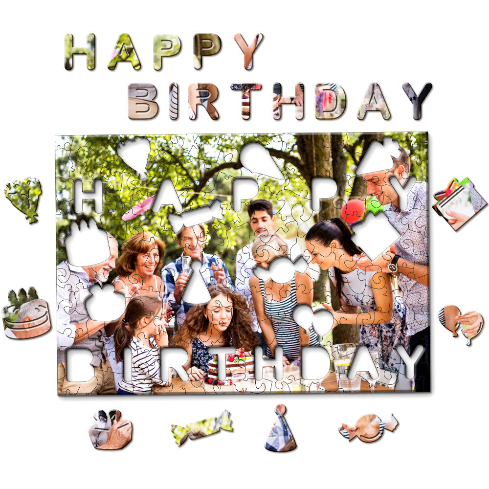 Happy Birthday - Personalized Birthday Photo Puzzle
