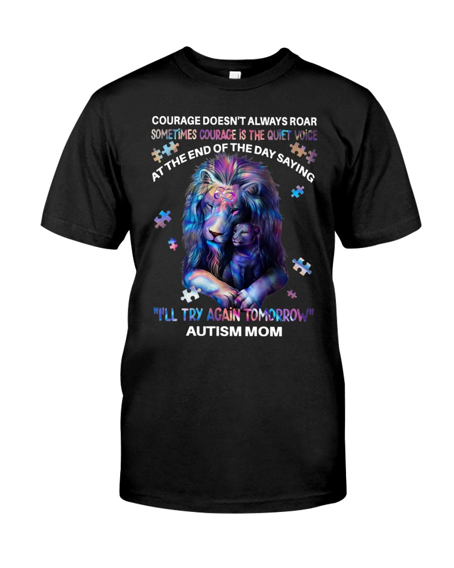Lion Autism Mom - Autism Awareness T-shirt and Hoodie 0921