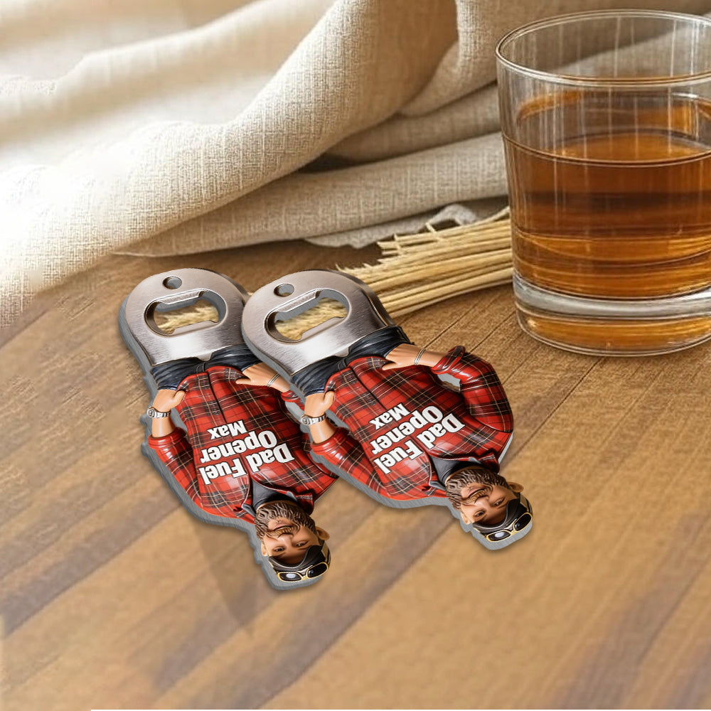 Dad Fuel - Personalized Father Bottle Opener