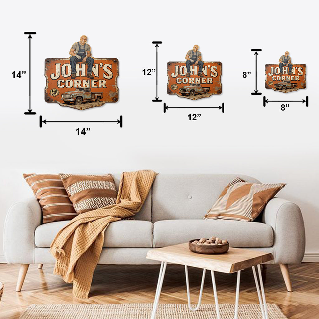 Garage Sign - Custom From Photo - Personalized Mechanic Cut Metal Sign