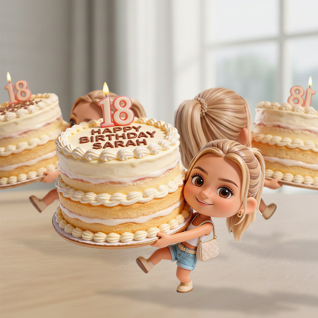 Custom Any Photo - Personalized Birthday Premium 3D Figurine