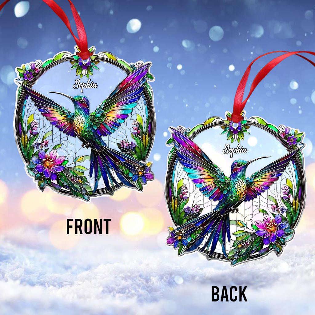 Beatiful Hummingbird - Personalized Hummingbird Ornament