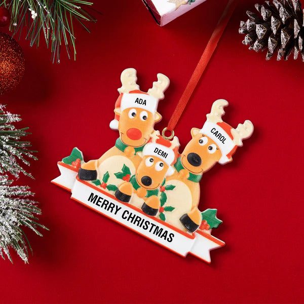 Any Family Name - Personalized Family Gift Ornament