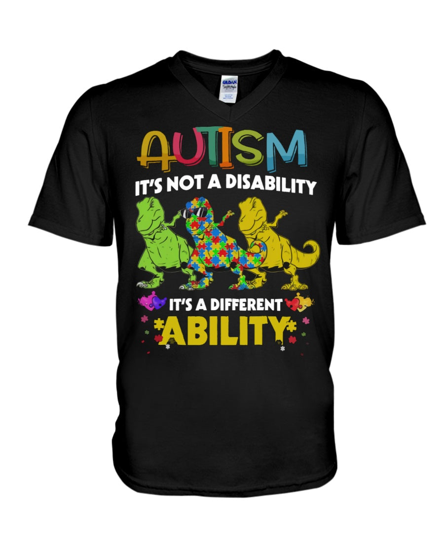 Autism A Different Ability - Autism Awareness T-shirt and Hoodie 0921