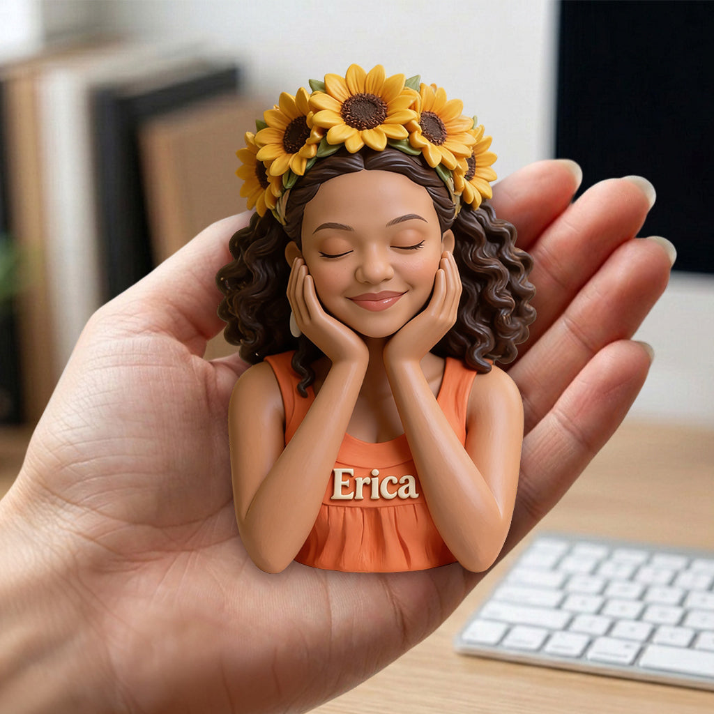 Any Flower Unique Gift - Personalized Self Love Premium 3D Figurine