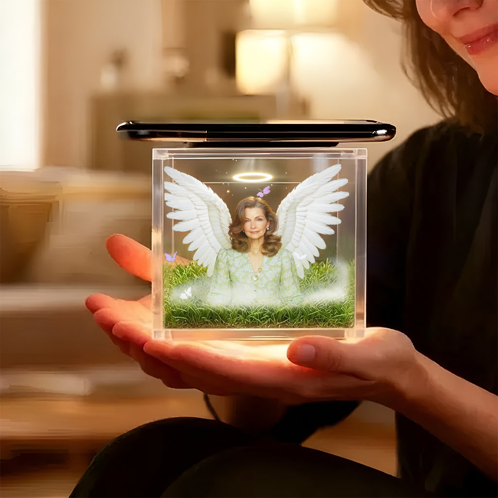 Custom Any Photo Always With You - Personalized Memorial 3D Memory Box