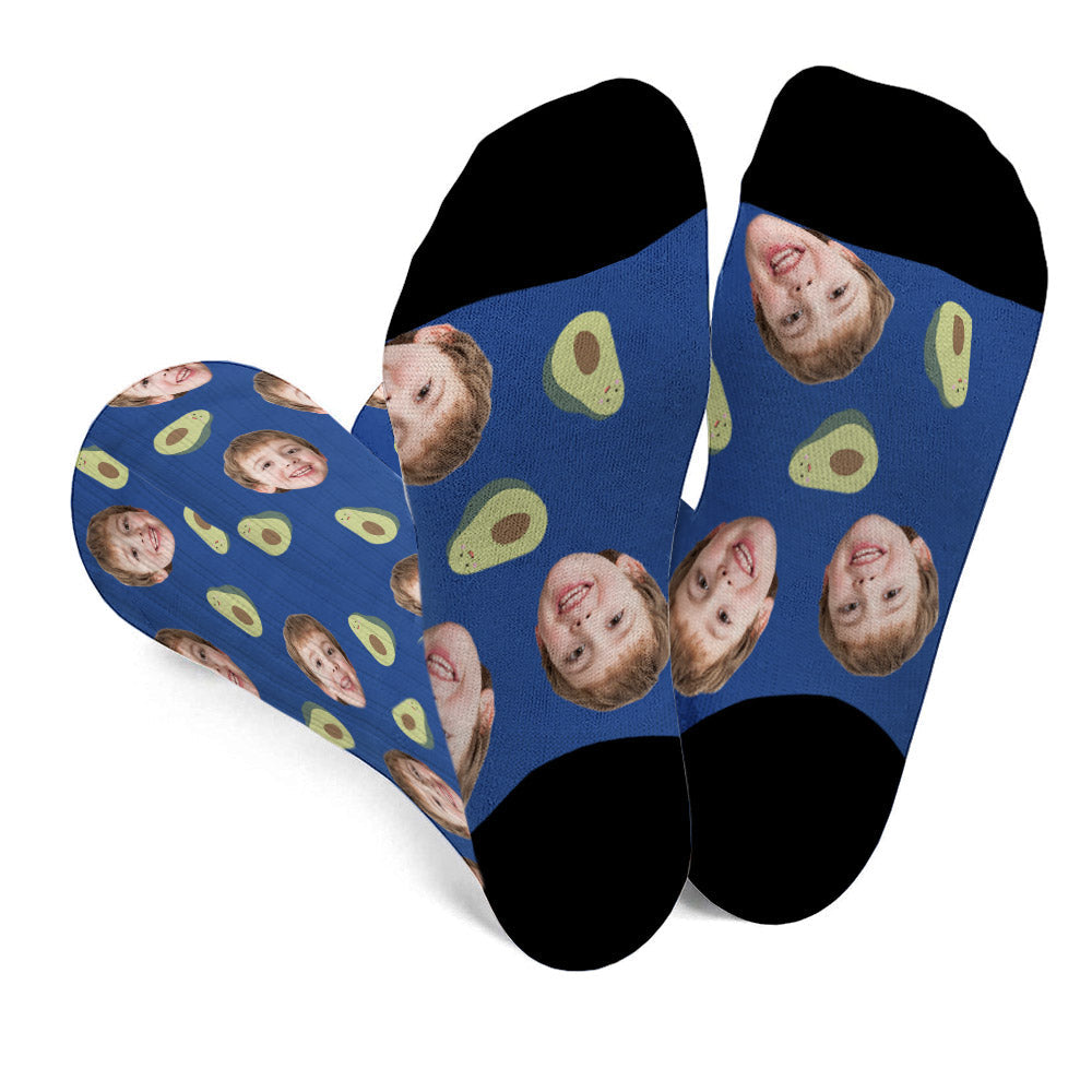 Funny Icon Pattern - Personalized grandson Socks