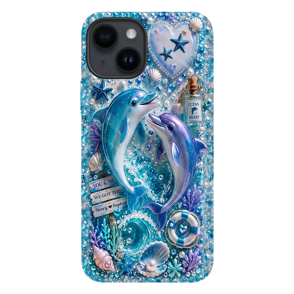 I'm Yours - Personalized Dolphin Full Print Phone Case