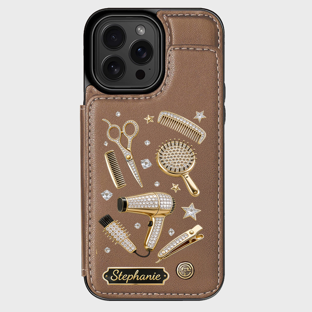 Hairdresser Scissors Salon Decor - Personalized Hairdresser Wallet Phone Case