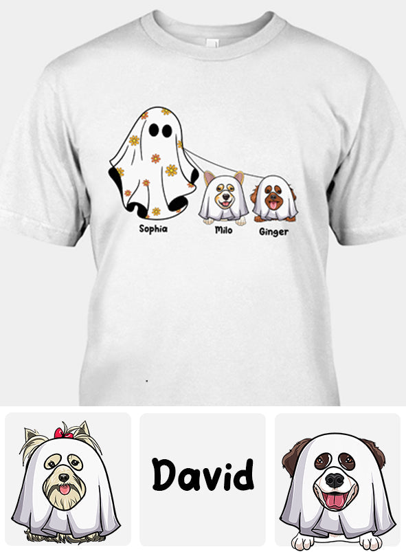 Cute Ghosts - Personalized Dog T-shirt And Hoodie