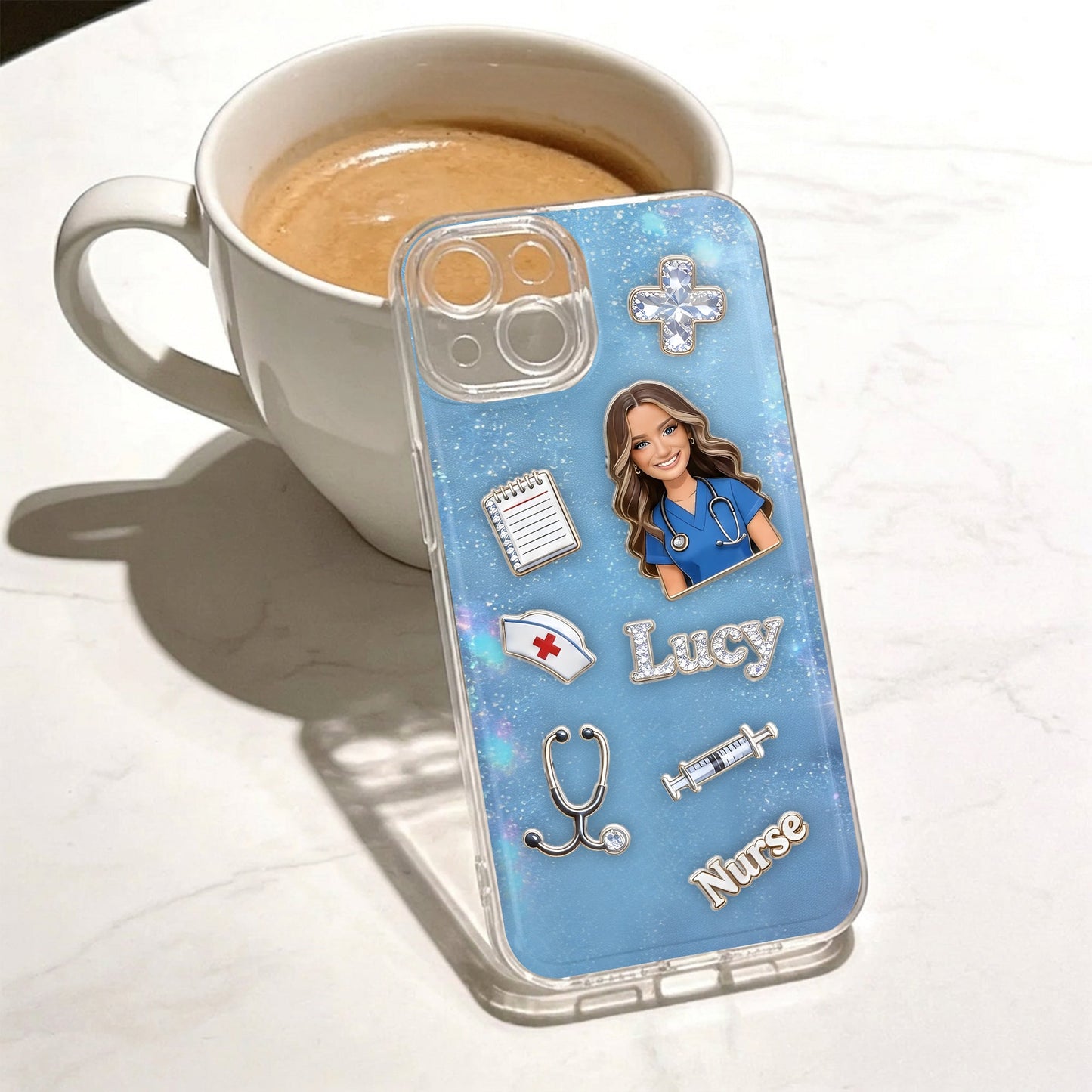 Best Nurse Ever - Personalized Nurse Shaker Phone Case