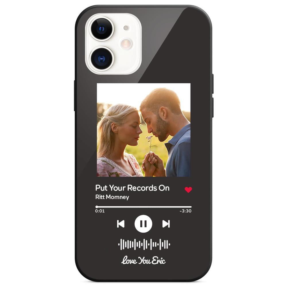 Music Code Song Photo Custom - Personalized Music Code Phone Case
