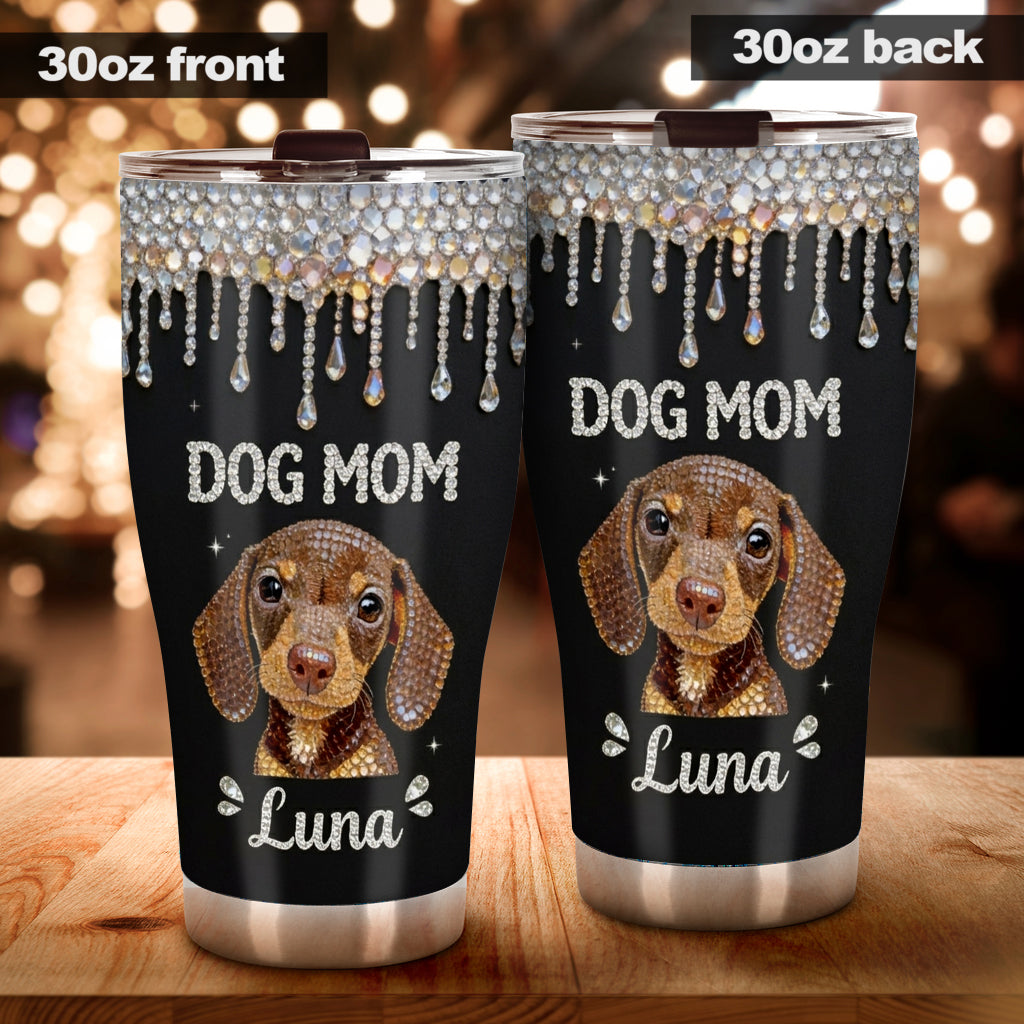 Dog Mom Unique Gift - Personalized Dog Tumbler