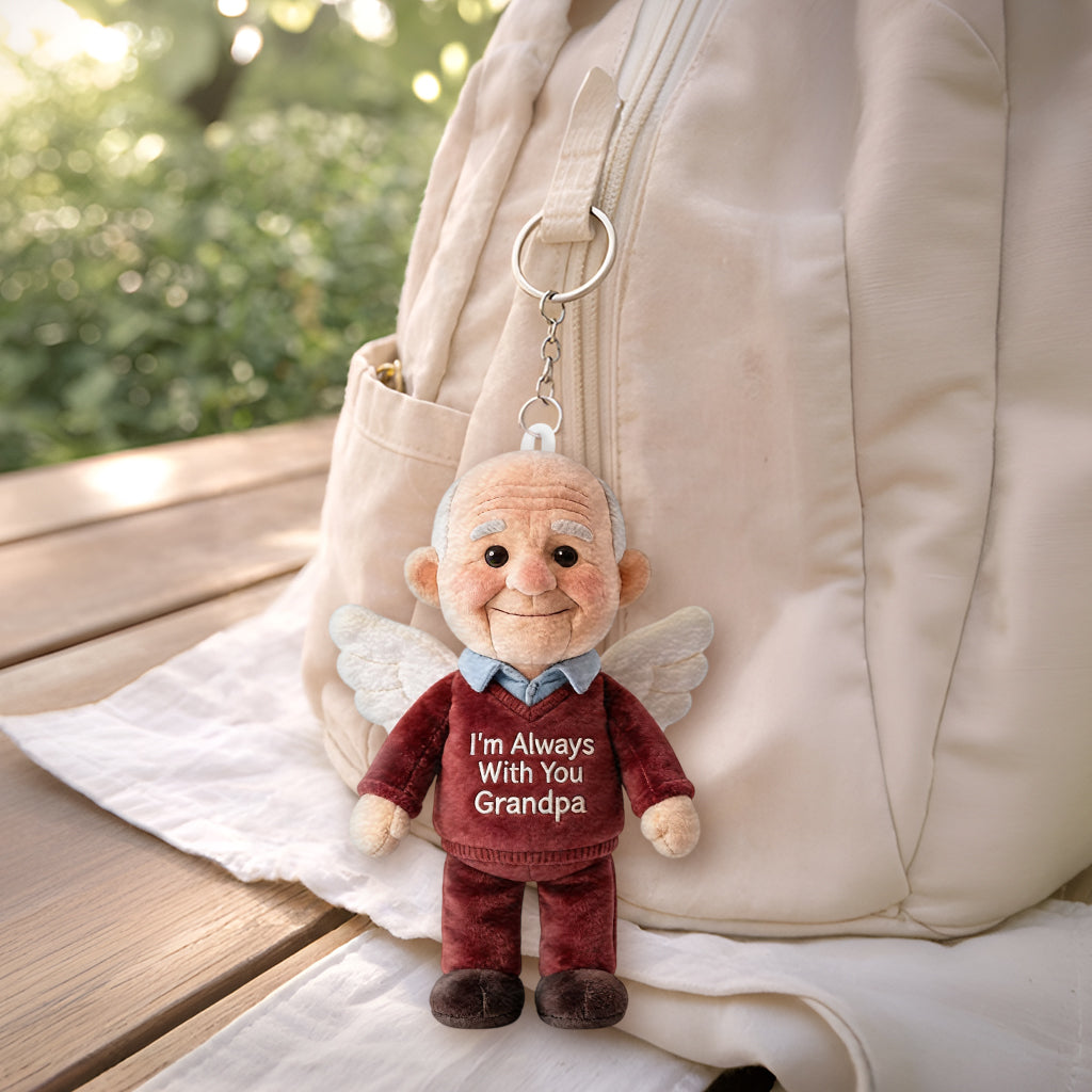 Always With You - Personalized Memorial Plush Keychain