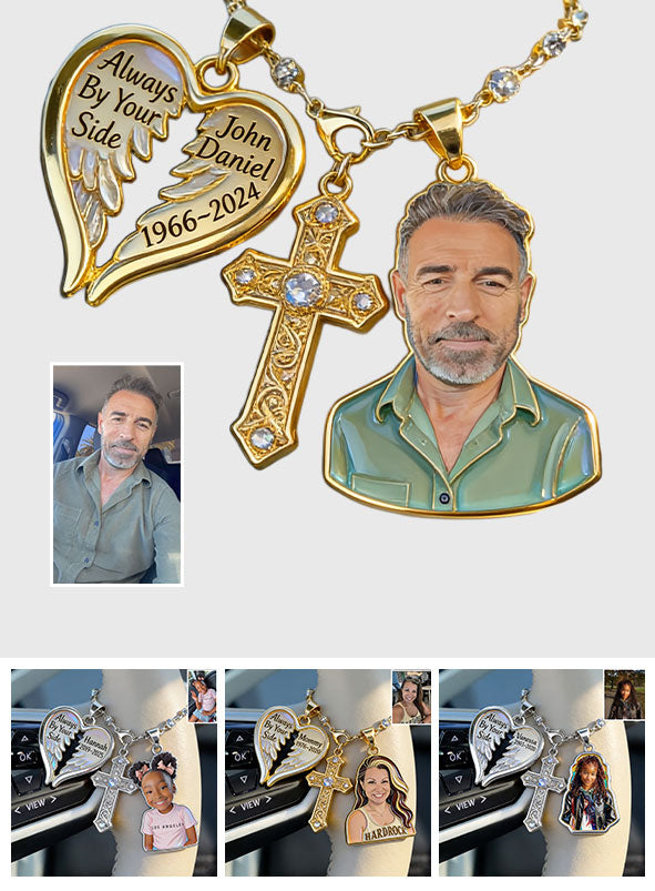 Always By Your Side - Personalized Memorial Dangling Charms