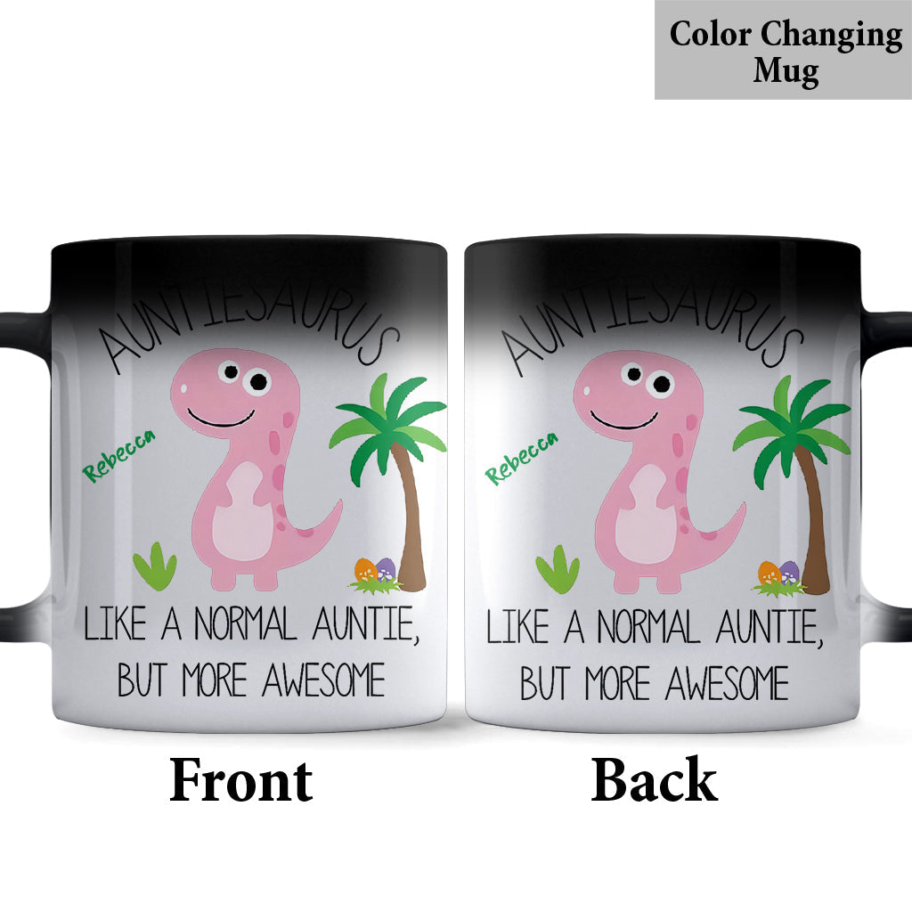 Auntie Dinosaur - Personalized Aunt Mug