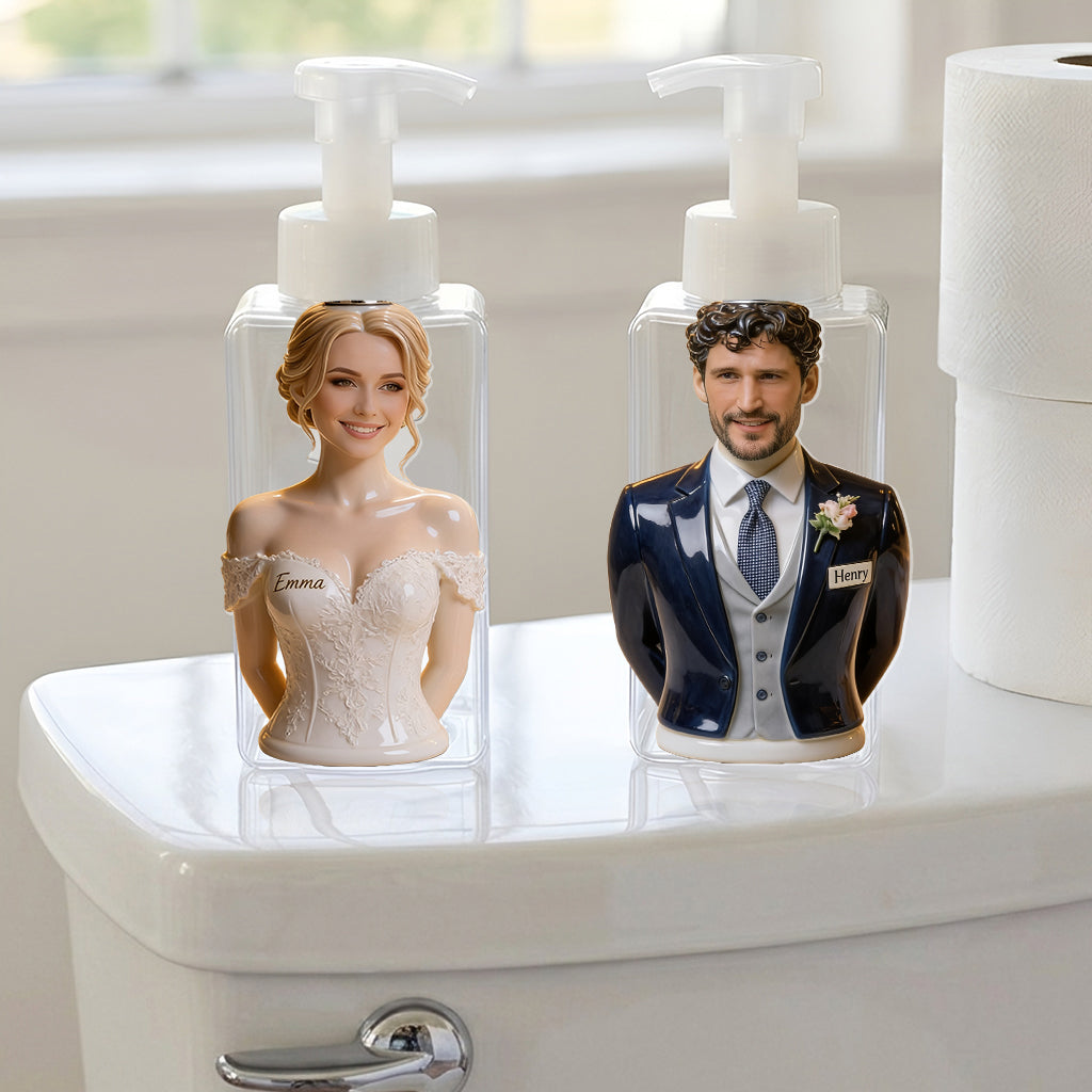Happily Ever After - Personalized wedding anniversary Pump Dispenser