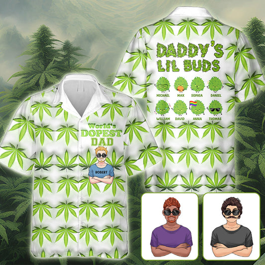 Dopest Dad Ever - Personalized Father Hawaiian Shirt