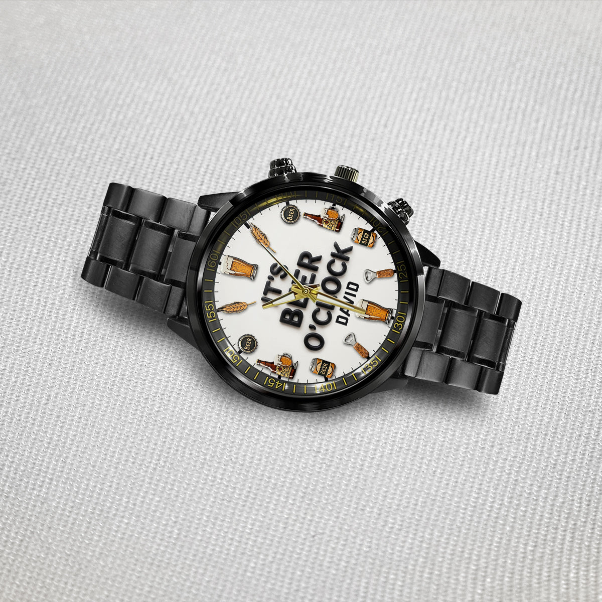 It's Beer Time - Personalized Beer Hand Watch