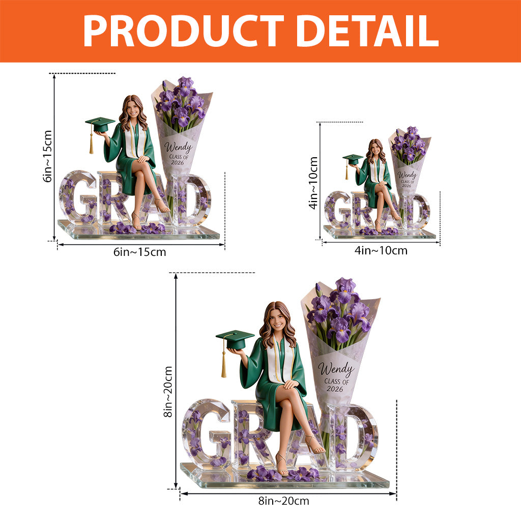 Custom Any Photo - Personalized Graduation Custom Shaped Acrylic Plaque