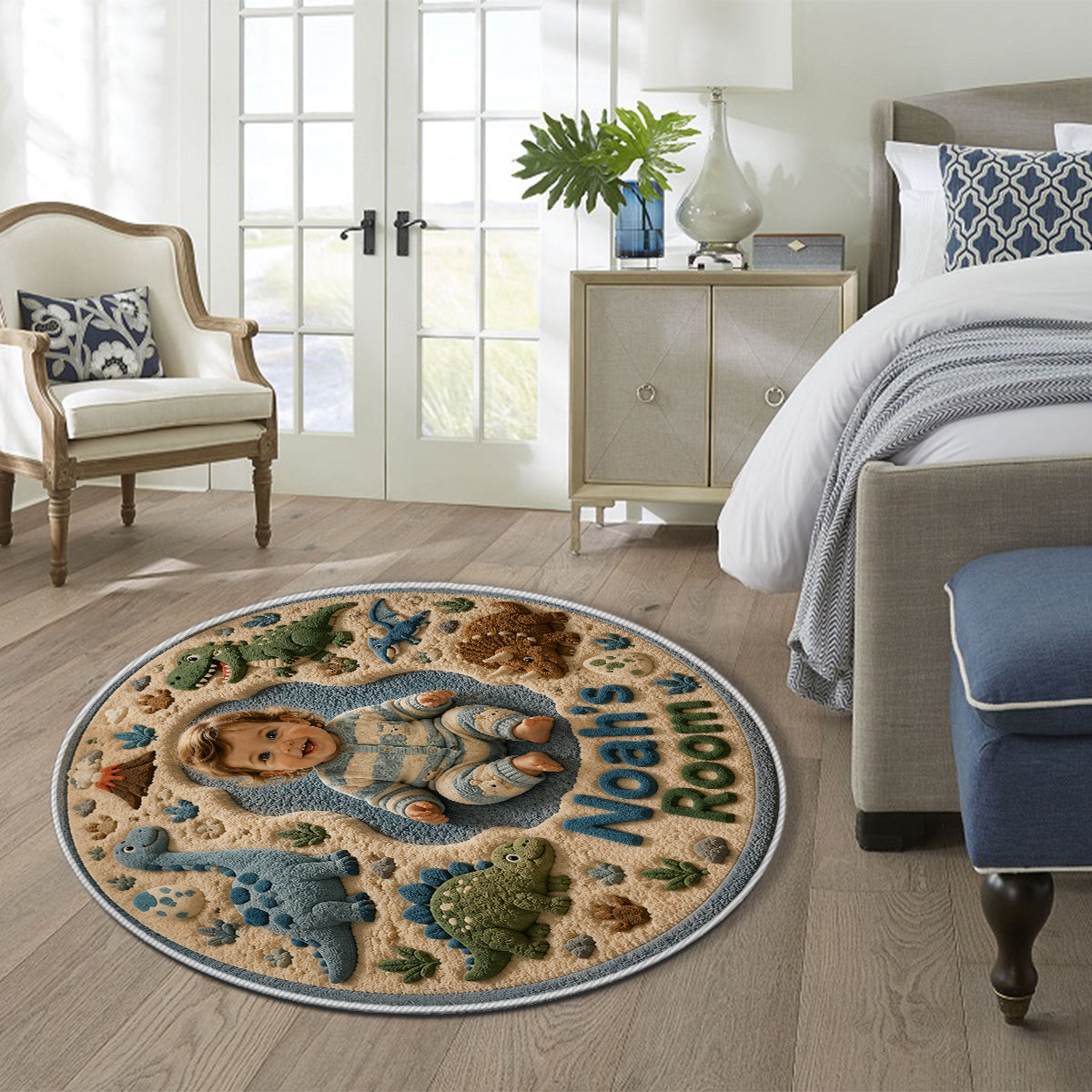 Any Photo Perfect Gift For Kids - Personalized Kid Non-Slip Tufted Rug