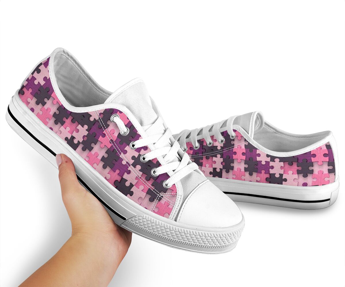 I Love Your True Colors Autism Awareness Low Top Shoes 0622