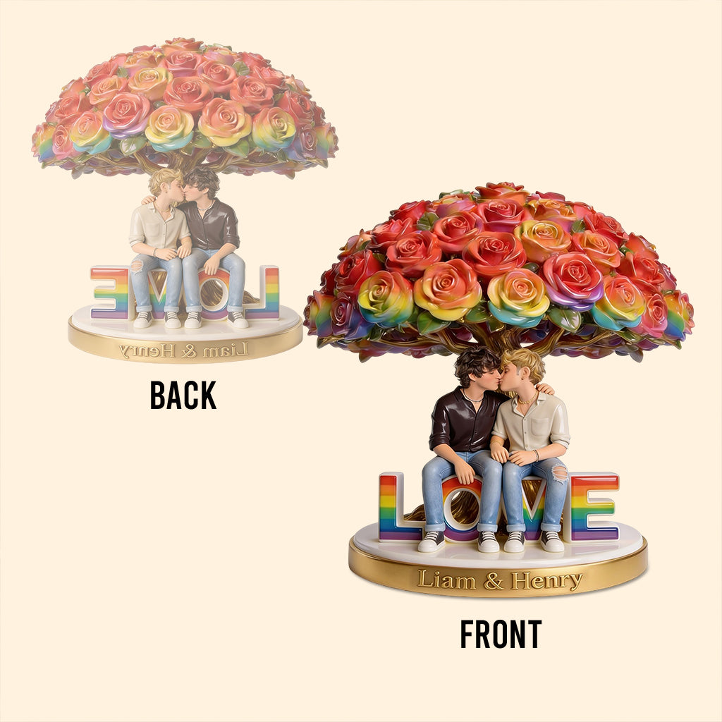 Custom Any Photo - Personalized LGBT Support Custom Shaped Acrylic Plaque