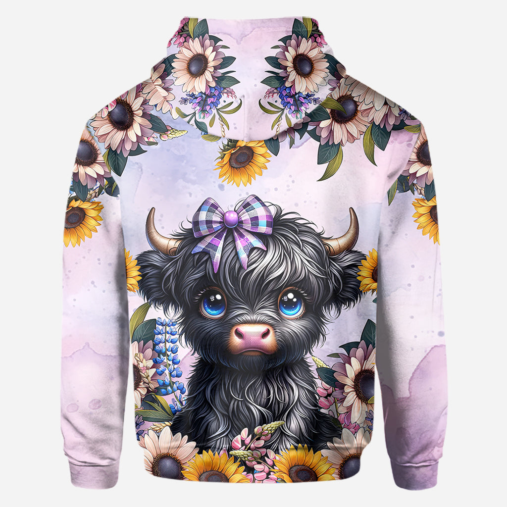Cute Little Cow - Personalized All Over Shirt