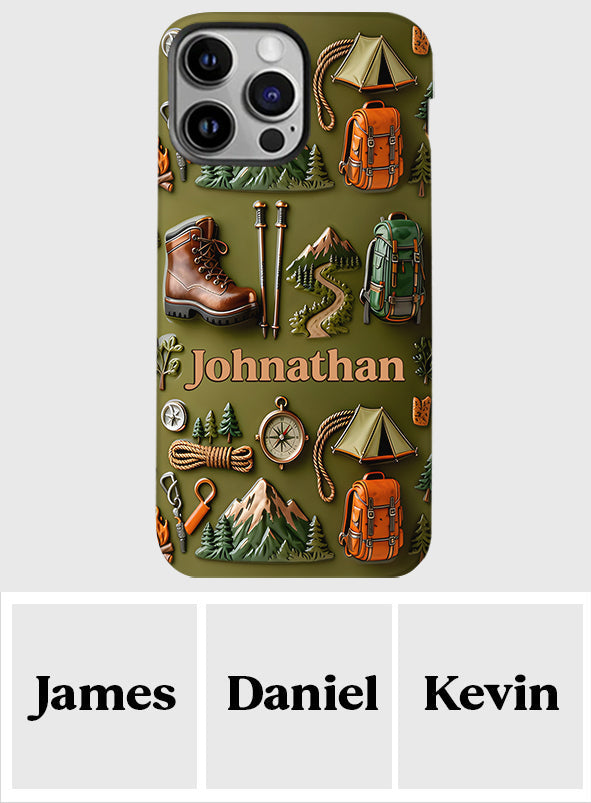 Hiking Makes Me Happy - Personalized Hiking Full Print Phone Case