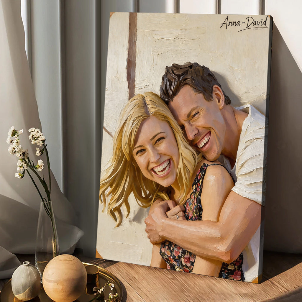 I Love You - Personalized Couple Canvas And Poster
