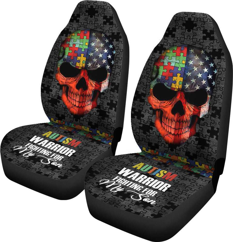 Autism Warrior Autism Awareness Seat Covers 0622