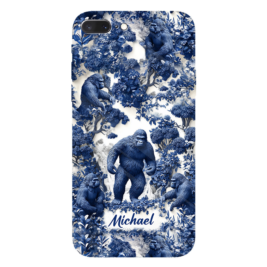 Bigfoot Summer Vibes - Personalized Hiking Full Print Phone Case