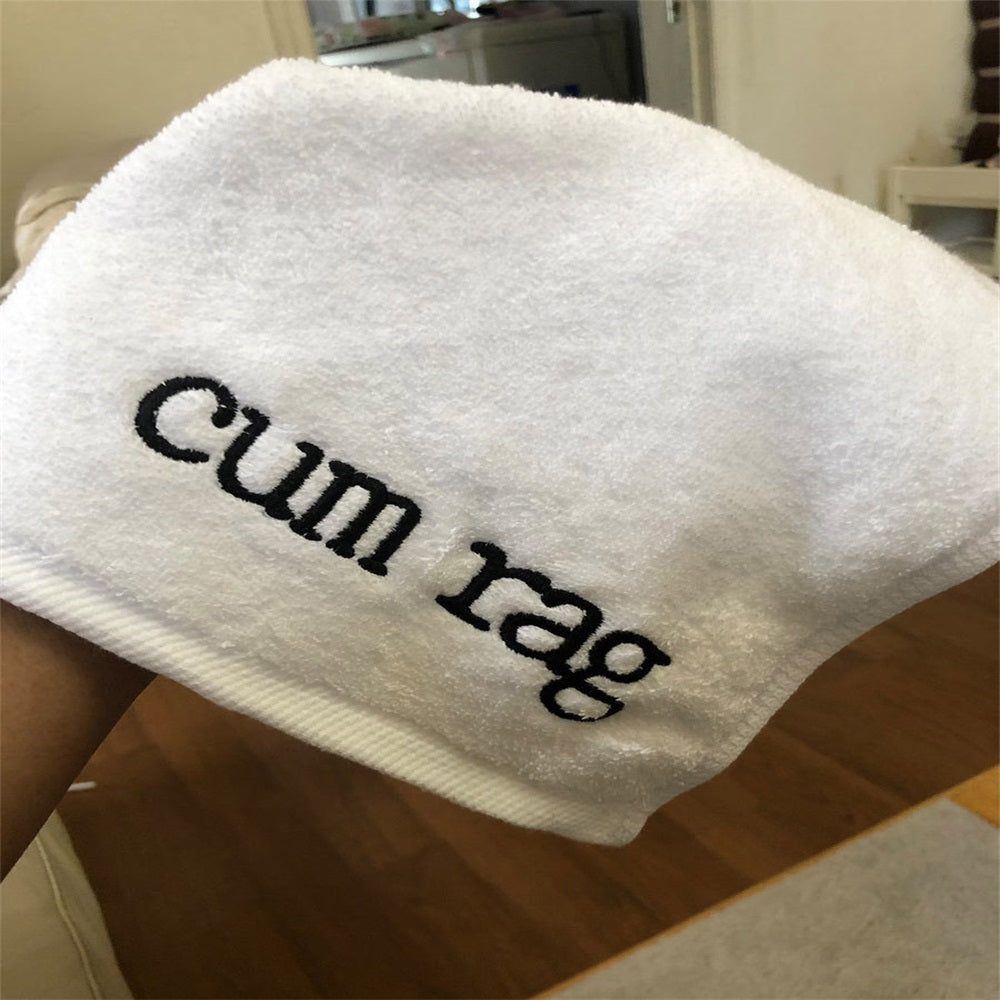 Cum Rag - Couple Embroidered Square Towel