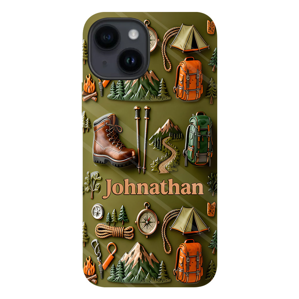 Hiking Makes Me Happy - Personalized Hiking Full Print Phone Case