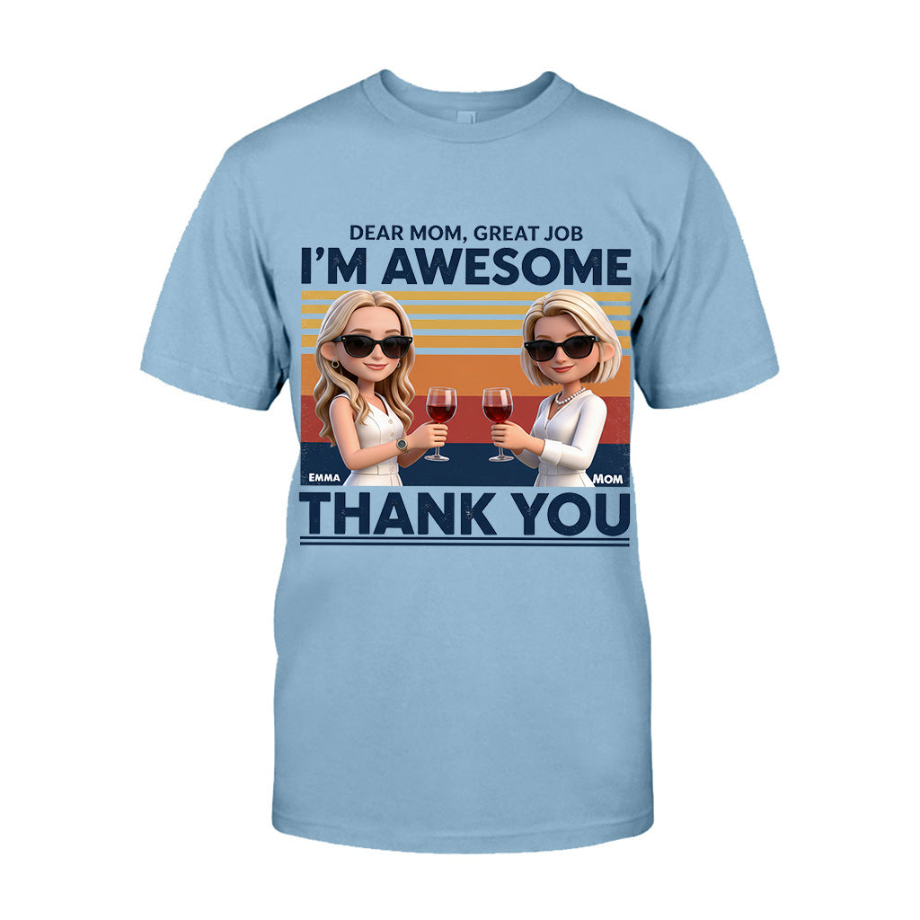Dear Mom, Thank You - Personalized Mother T-shirt And Hoodie