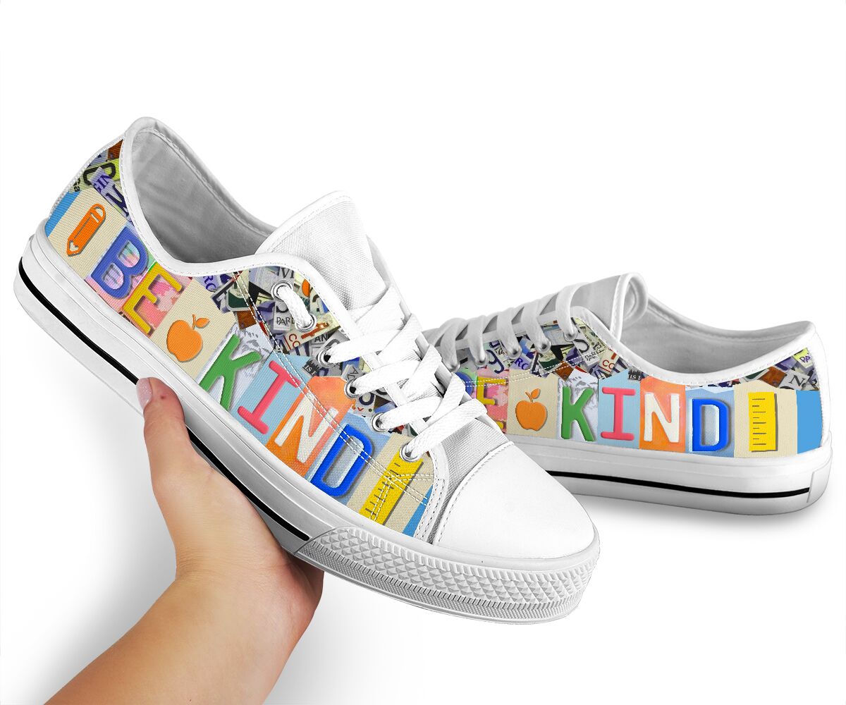 Be Kind Teacher Low Top Shoes 0622