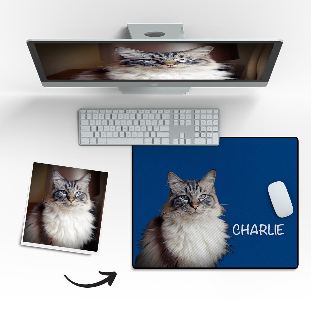Any Pet Photo - Personalized Pet Photo Mouse Pad