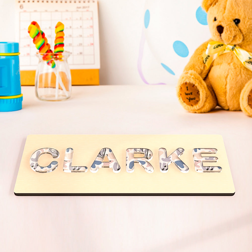 Baby Name Toy - Personalized Kid Name Puzzle