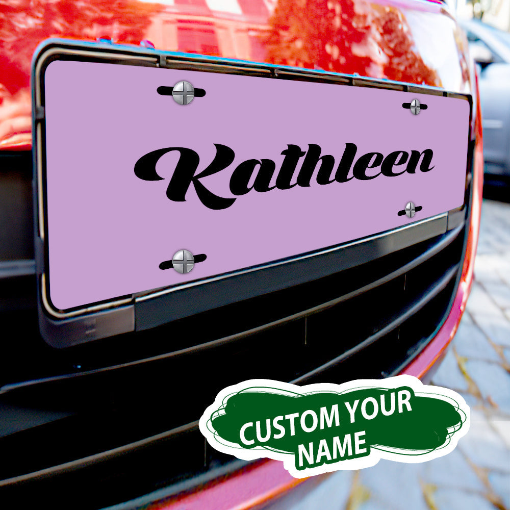 Funny Name - Personalized License Plate