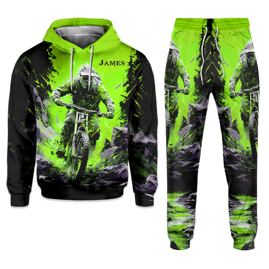 Cool Dirt Bike, Motocross - Personalized Dirt Bike Hoodie and Sweatpants