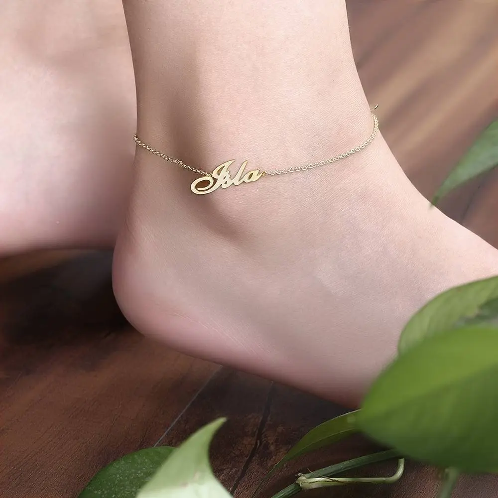 Any Name - Personalized Name Anklet