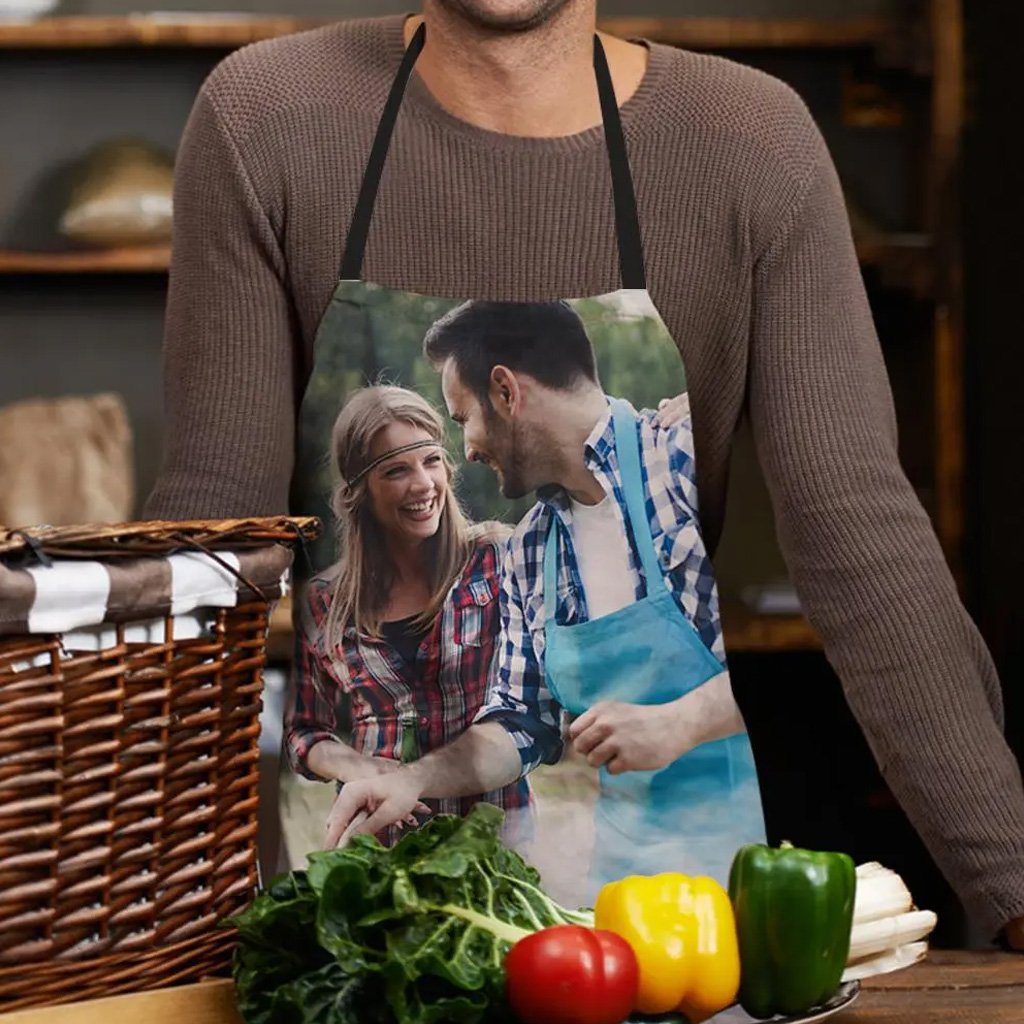 Any Photo - Personalized No Pocket Apron