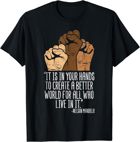 It Is In Your Hand African American T-shirt & Hoodie 0224