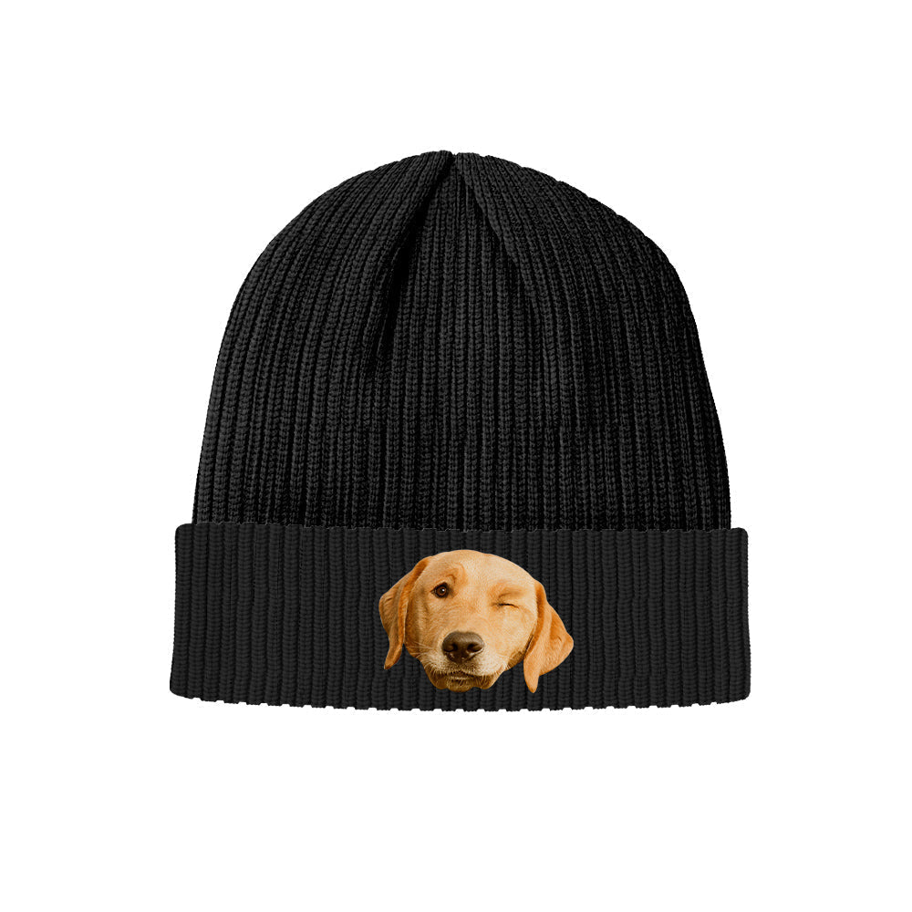 Custom Face Knitted Hat - Personalized Hat