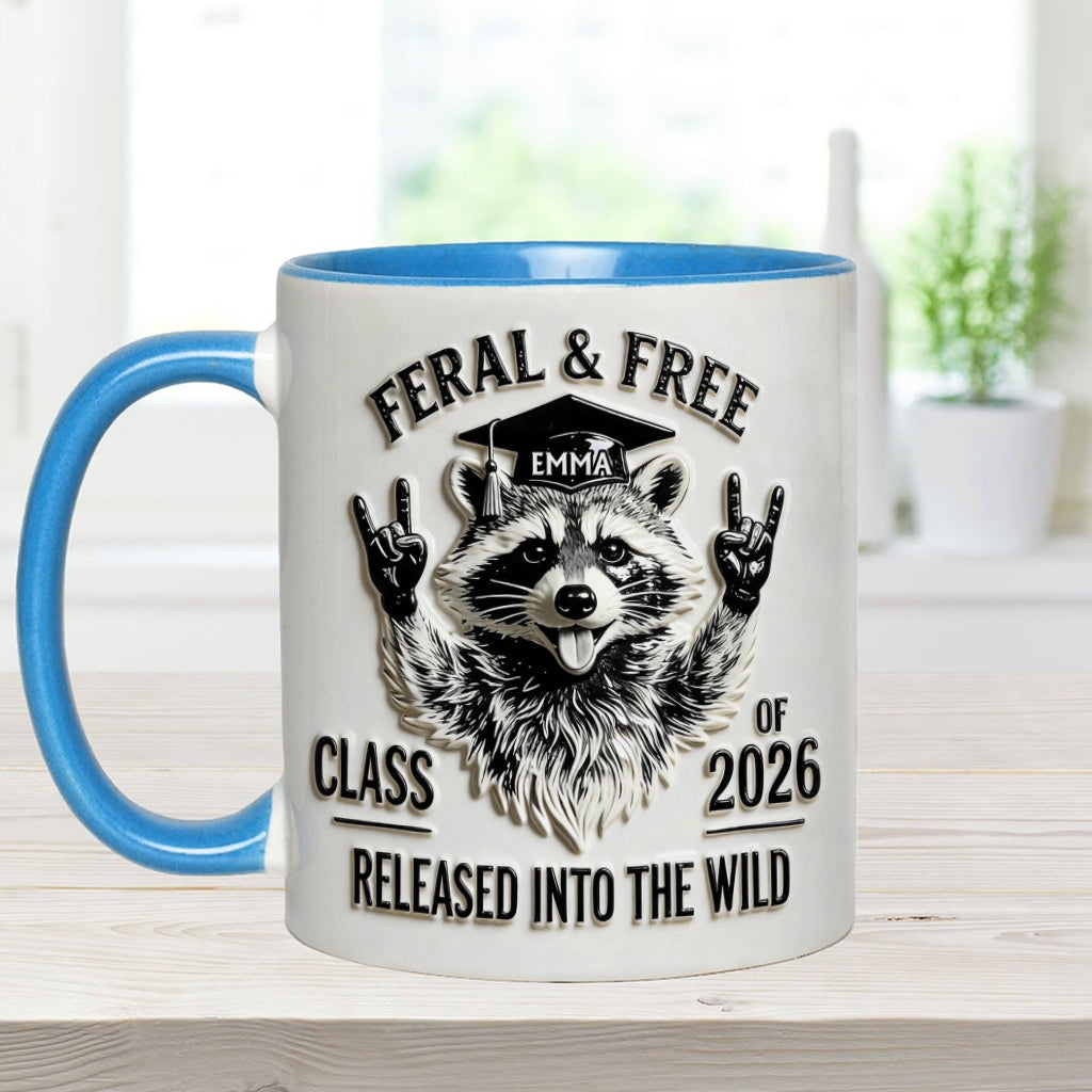 Funny Graduation Gifts - Personalized Graduation Accent Mug