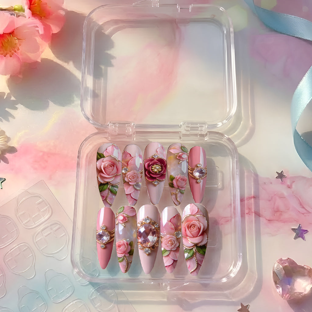 Custom Any Flower Type - Personalized Flower Lover Press On Nails