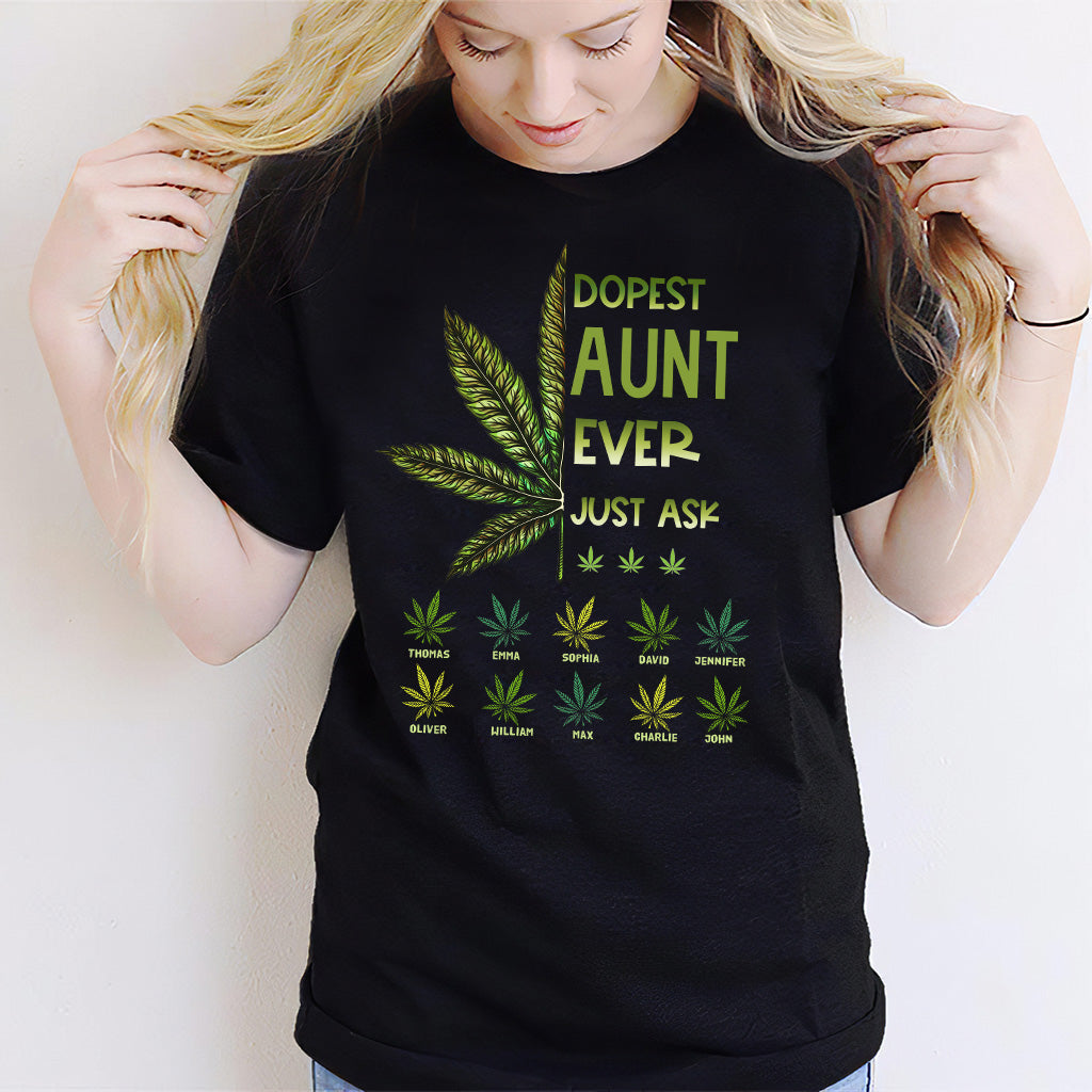 Dopest Dad Ever - Gift for dad, grandma, grandpa, mom, uncle, aunt, brother, sister - Personalized T-shirt And Hoodie