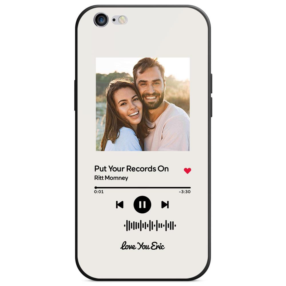 Music Code Song Photo Custom - Personalized Music Code Phone Case