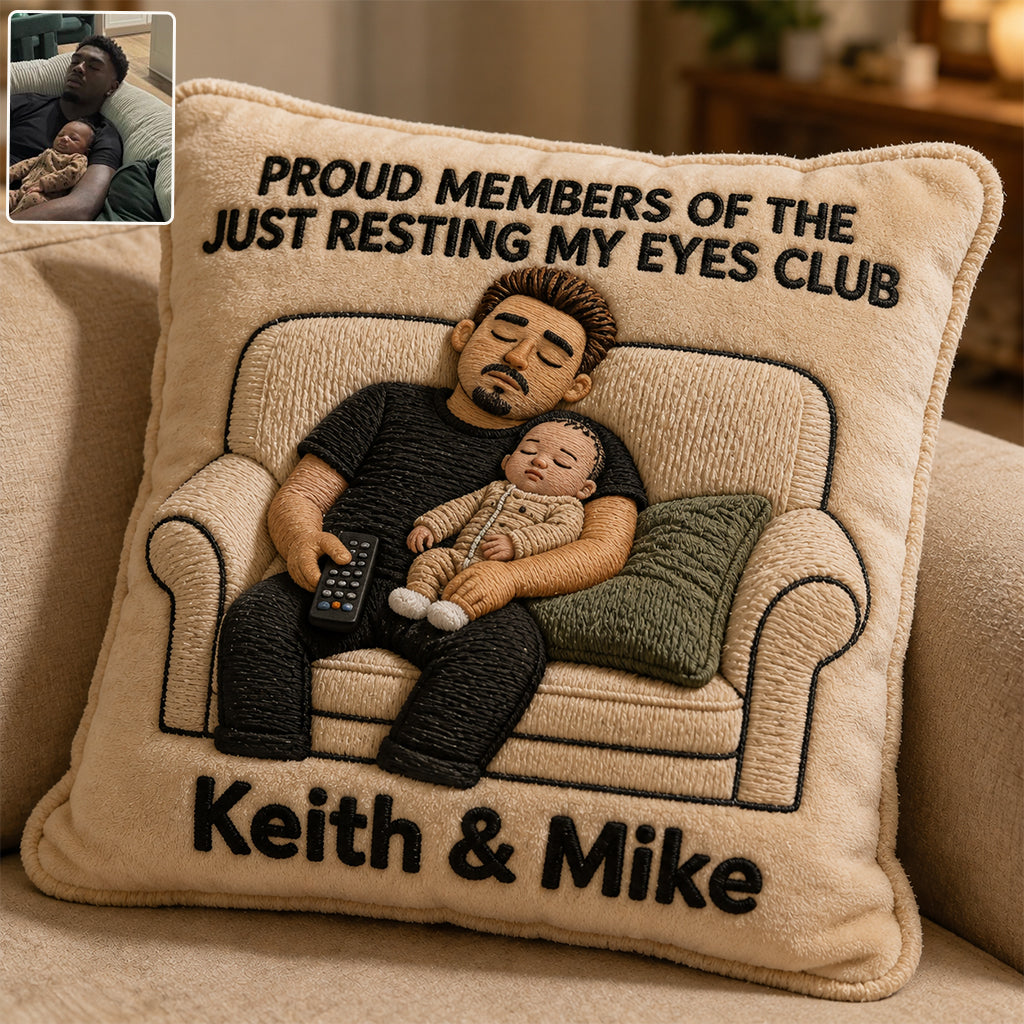 Funny Gift For Dad, Father's Day Gift - Personalized Father Premium Faux Fur Pillow