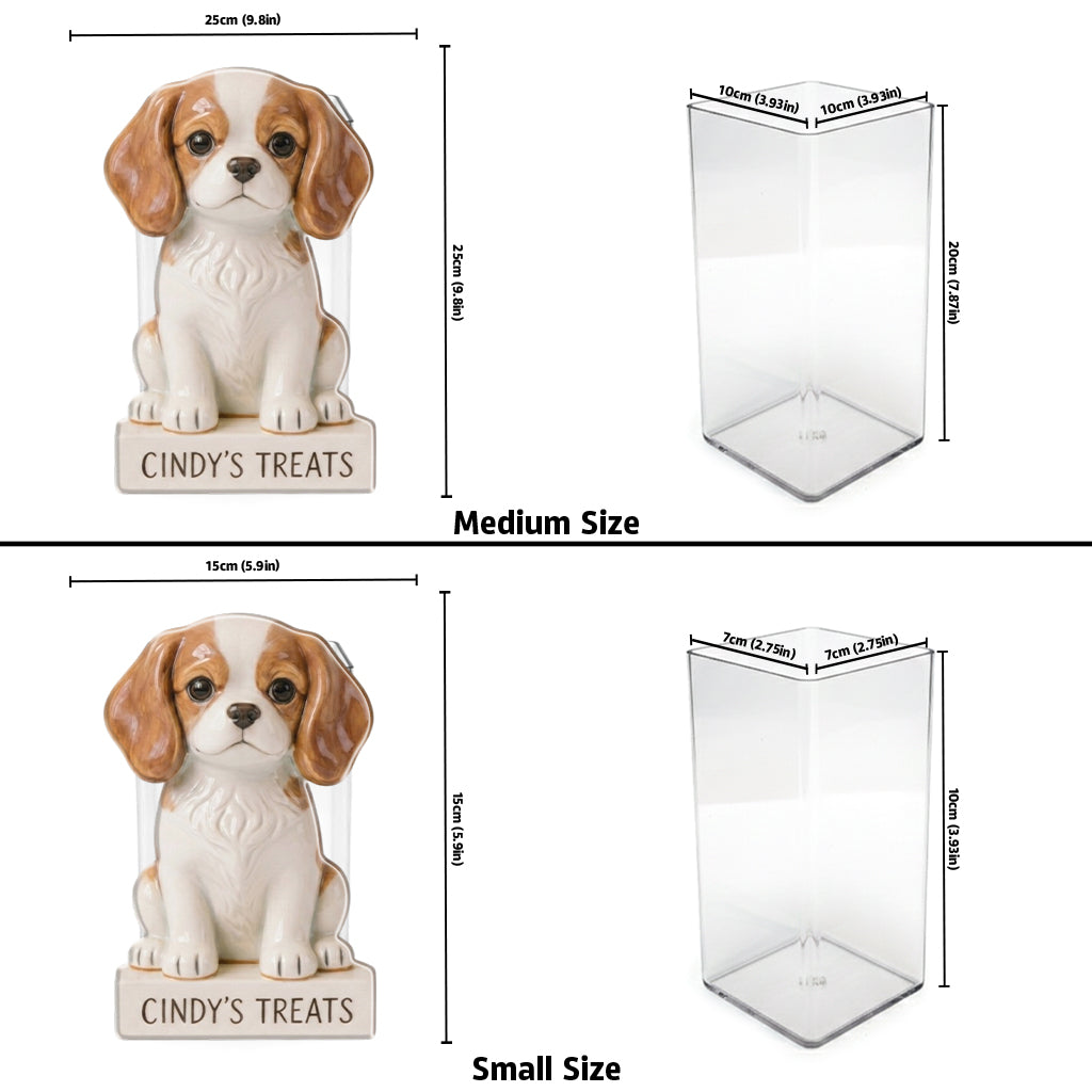 Custom Any Photo Pet Treats - Personalized Dog Acrylic Pot